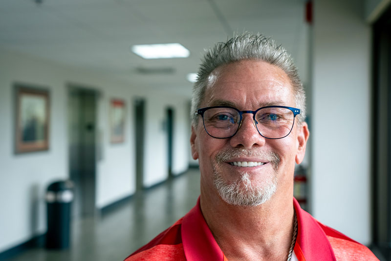 Headshot of patient smiling brightly